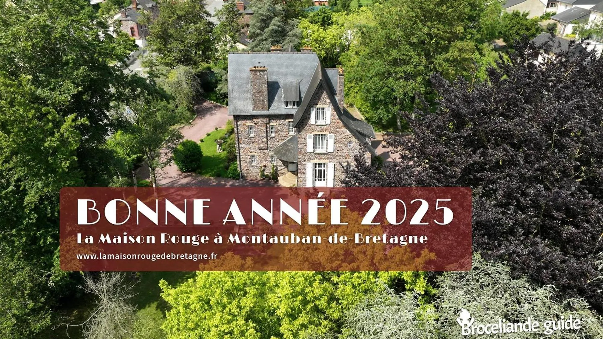 Oda ve Kahvaltı La Maison Rouge Broceliande Montauban-de-Bretagne